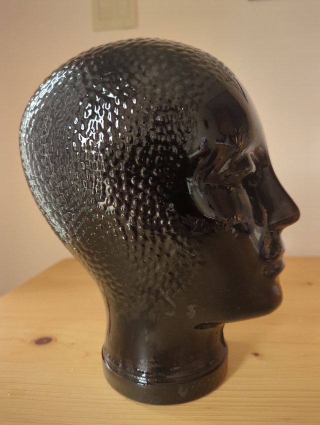 Life sized glass head - photo 2