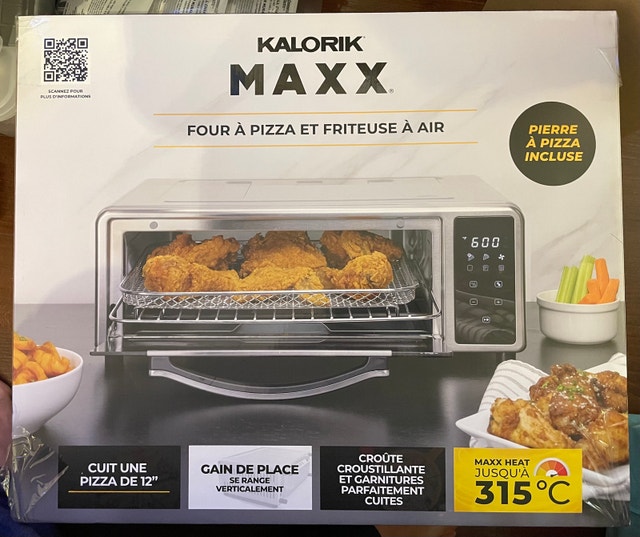 Kalorik MAXX Pizza Air Fryer Oven with Stone