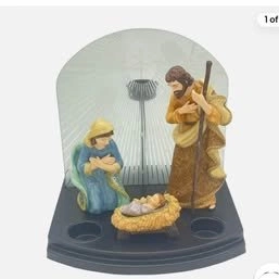 Party Lite Nativity Figurines and Creche - New in Box - photo 4