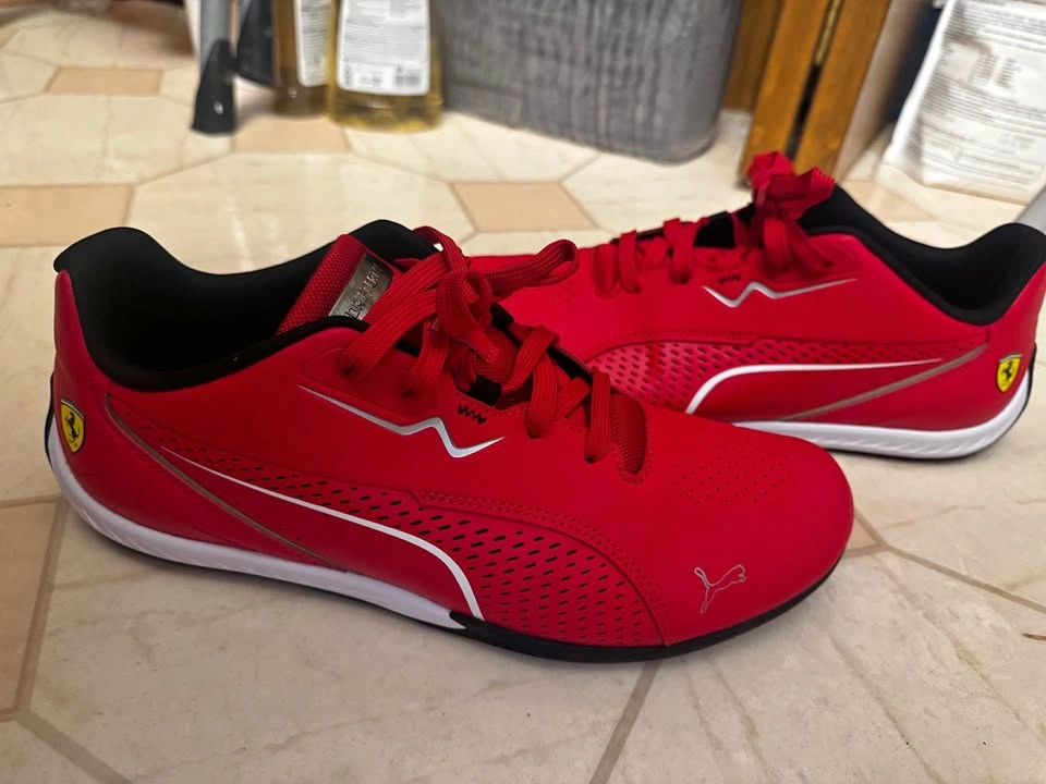 Red Puma Ferrari Drift Cat Sneakers