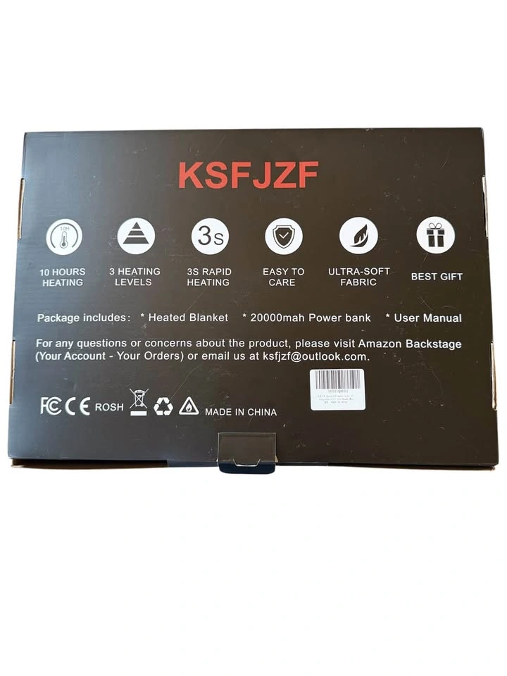 KSFJZF Heated Blanket w/ 20000mah Power Bank - photo 4