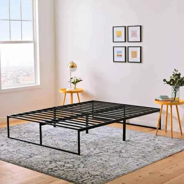 BRAND NEW Linenspa Queen Metal Platform Bed Frame thumbnail