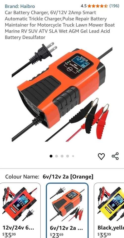 NEW Smart Battery Charger (6V/12V) - CRAZY PRICE - photo 4