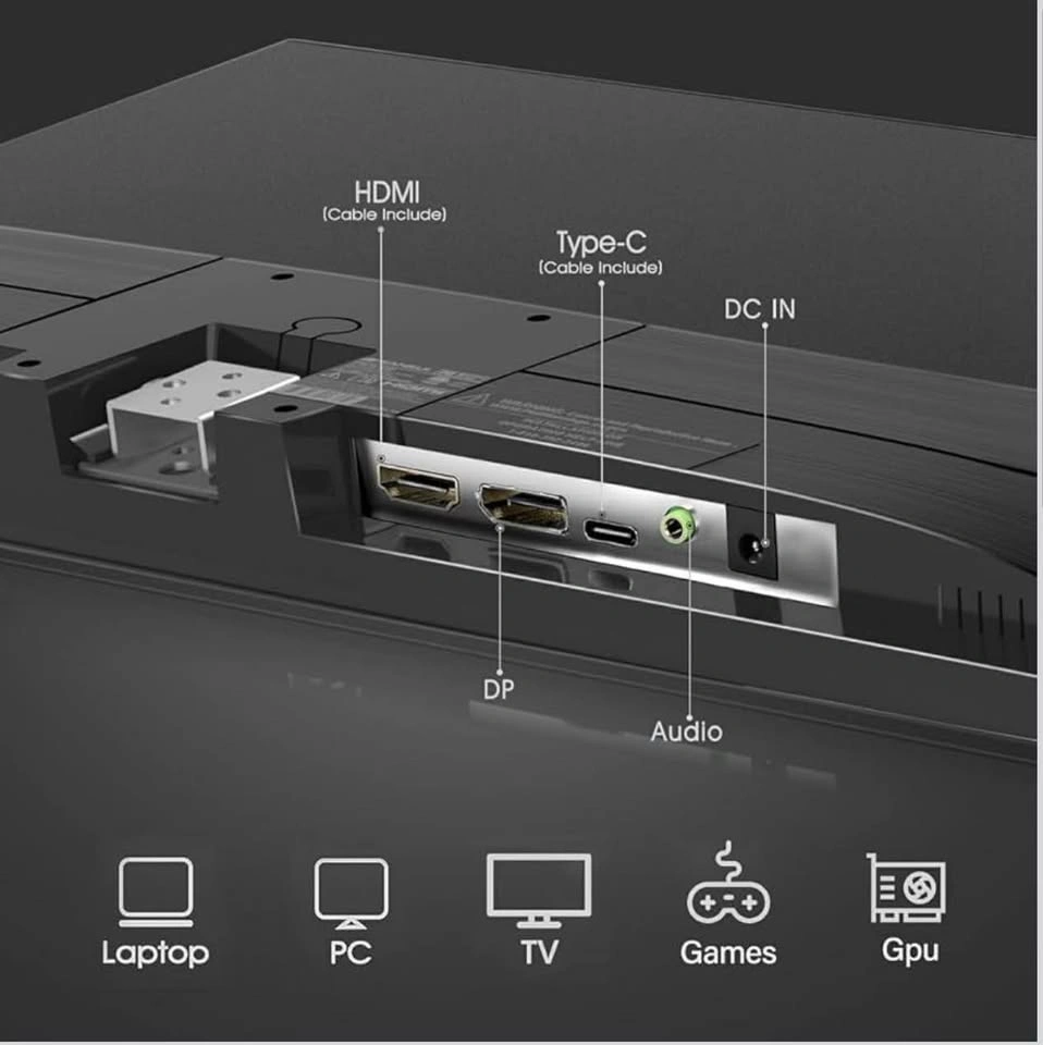 24” SANSUI 100Hz IPS Monitor – USB-C / HDMI / DP - photo 2