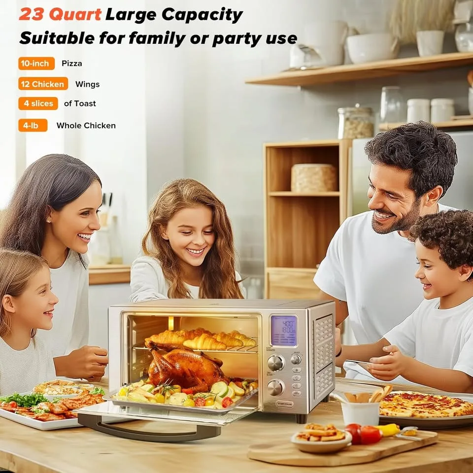 Secura Air Fryer 12-in-1 Smart Oven - 23 QT - New image indicator(4)