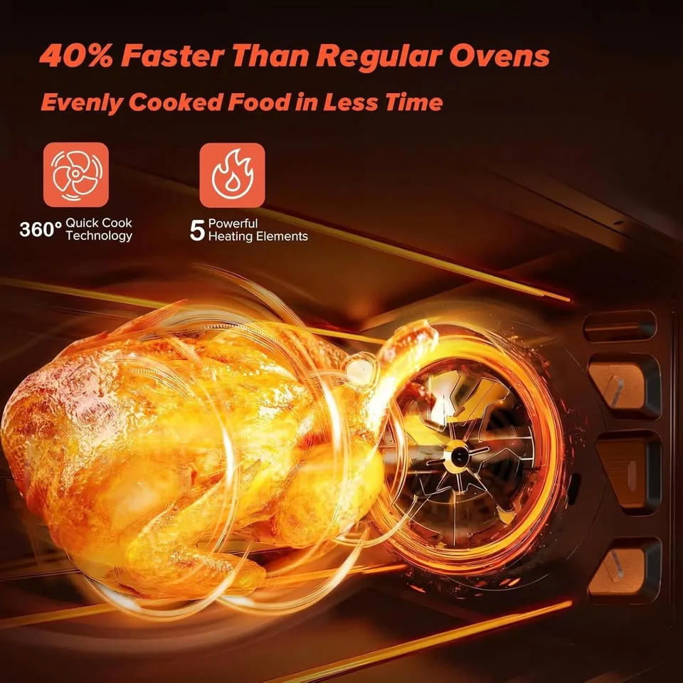 Secura Air Fryer 12-in-1 Smart Oven - 23 QT - New image indicator(10)