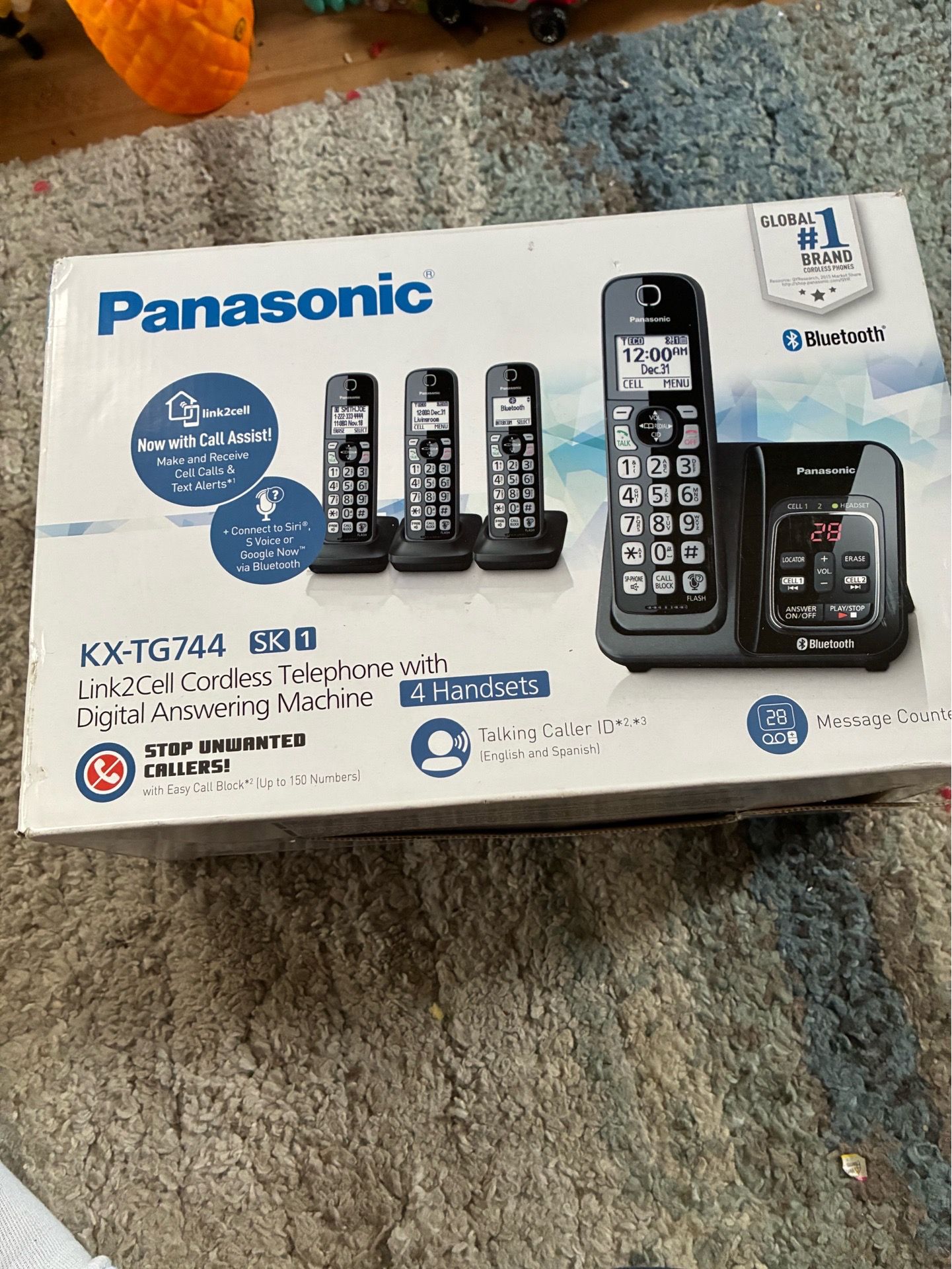 Panasonic KX-TG744 SK Cordless Telephone System