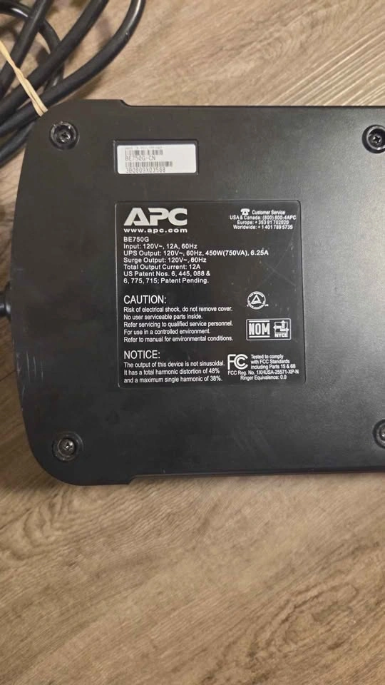 APC Back - UPS ES 750 - photo 2