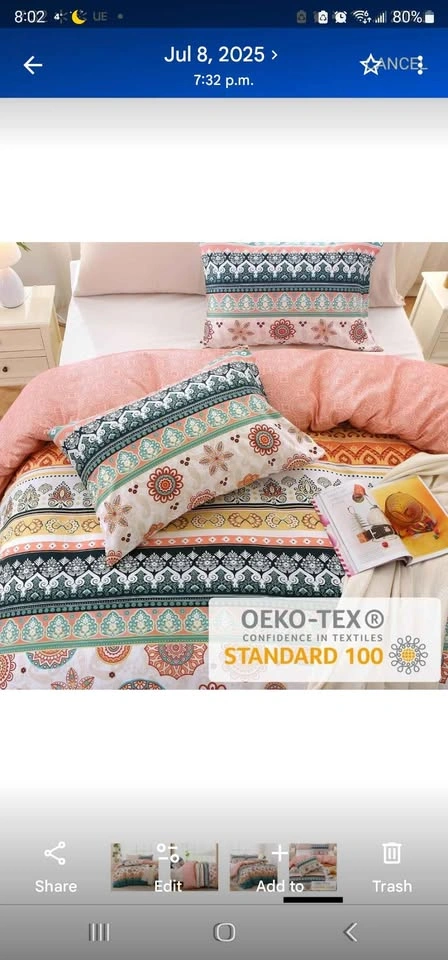 King Size Duvet Cover Set with Pillow Cases - photo 2