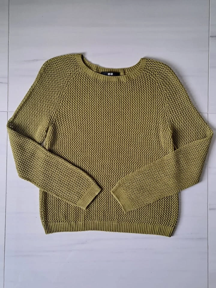 💚 Pistachio Green Knit Mesh Sweater – Lightweight Layering Top - photo 2