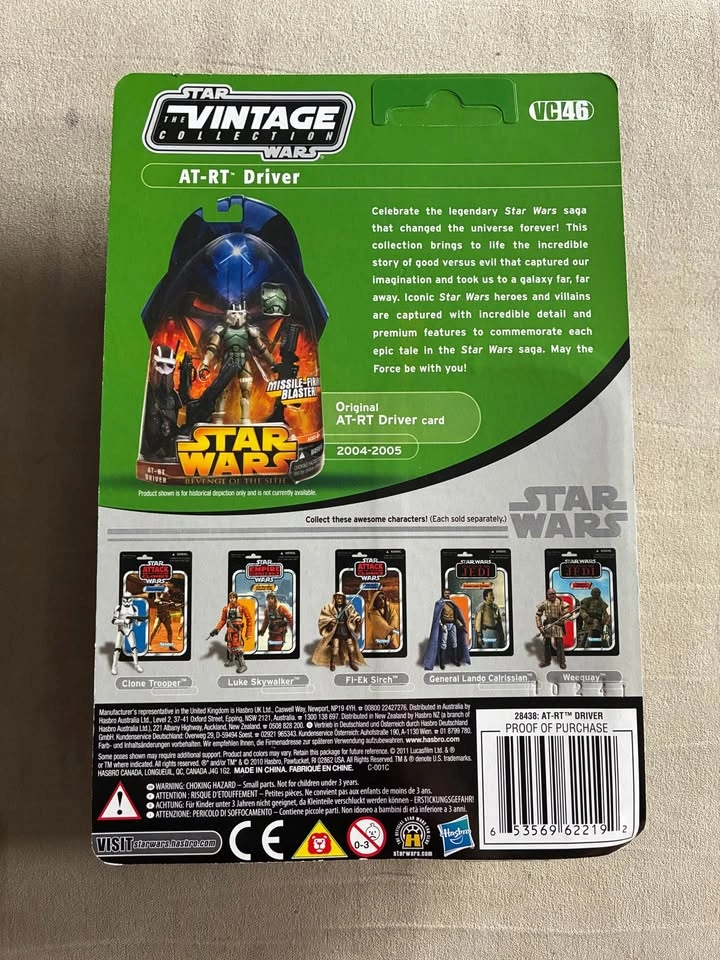 Star Wars Vintage Collection AT-RT Driver #46 Revenge of the Sit - photo 2