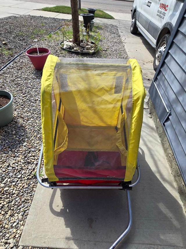 Foldable Bike Trailer – Great for Kids, Dogs, Groceries & More