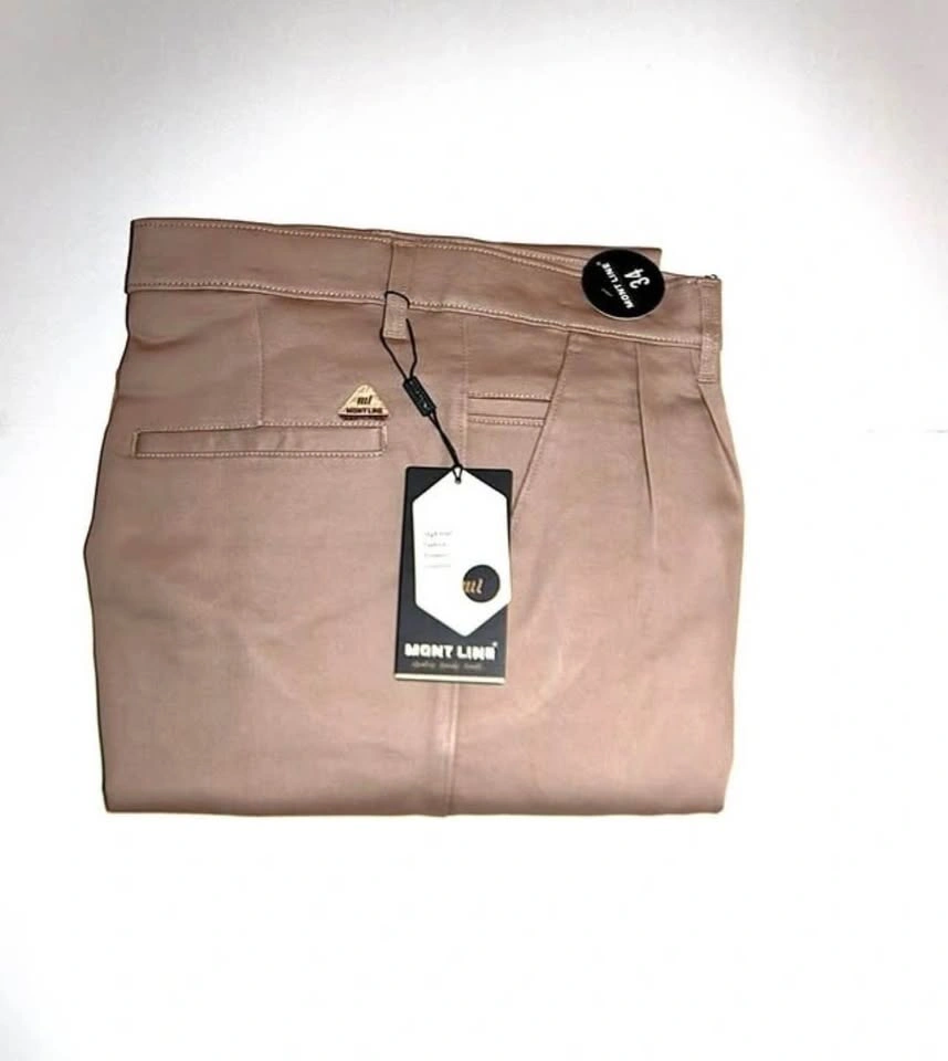 Men's Formal Dress Pants - Light Camel - photo 3