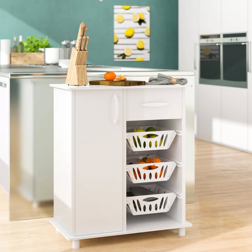 32" Kitchen Pantry Cabinet – Sturdy, Compact, Easy to Move - photo 3