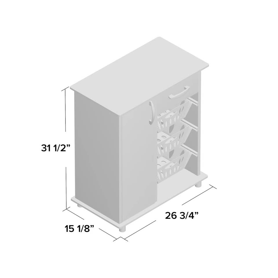 32" Kitchen Pantry Cabinet – Sturdy, Compact, Easy to Move - photo 4