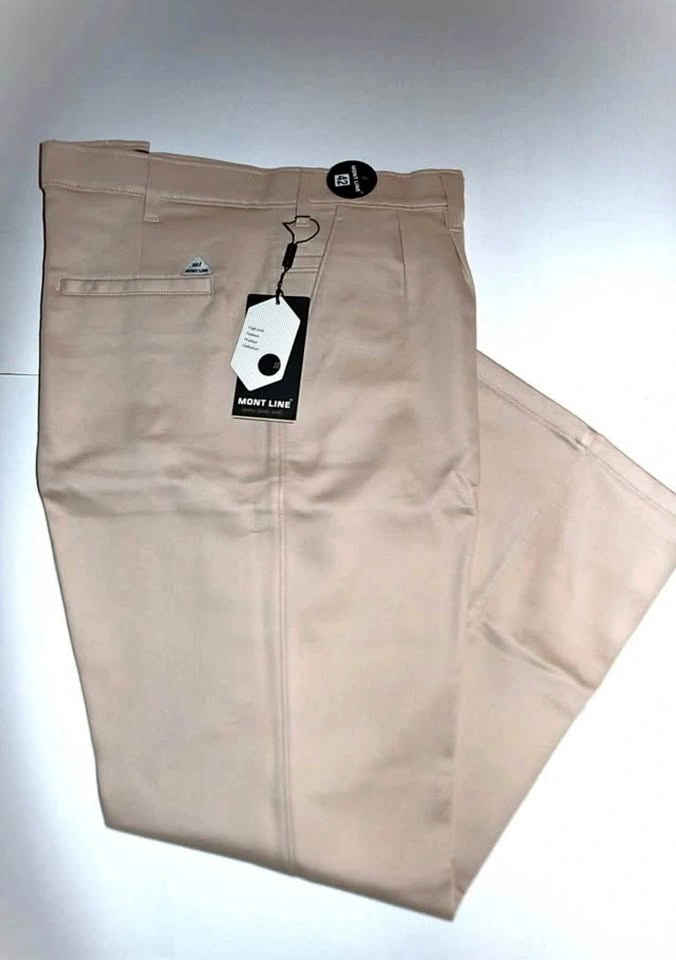 Men's Formal Dress Pants - Swiss Coffee
