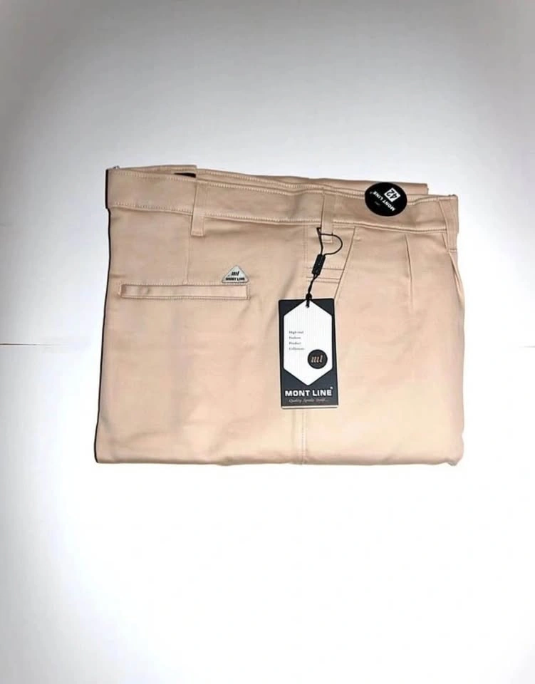 Men's Formal Dress Pants - Swiss Coffee - photo 3