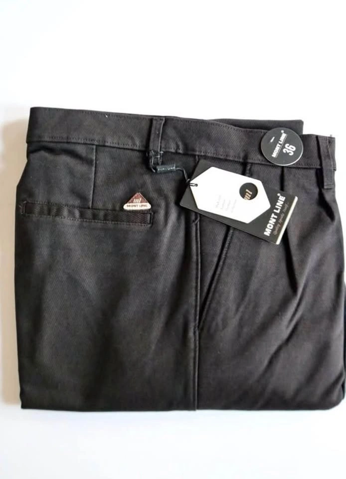Men's Formal Dress Pants - Stone Brown - photo 3