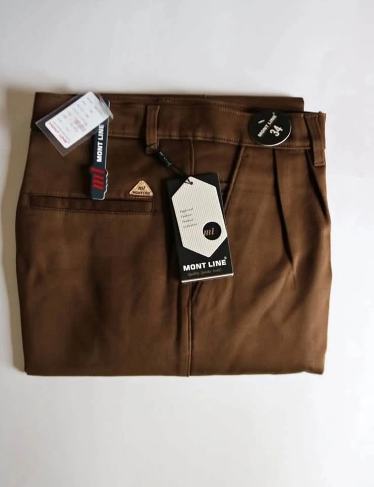 Men's Formal Dress Pants - Dark Brown - photo 3