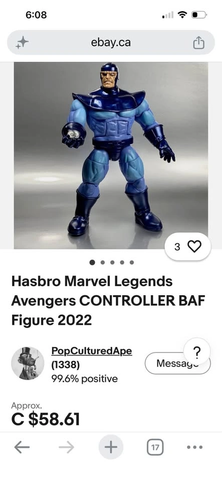 Marvel Legends Controller Build A Figure BAF Loose 100% Complete - photo 2