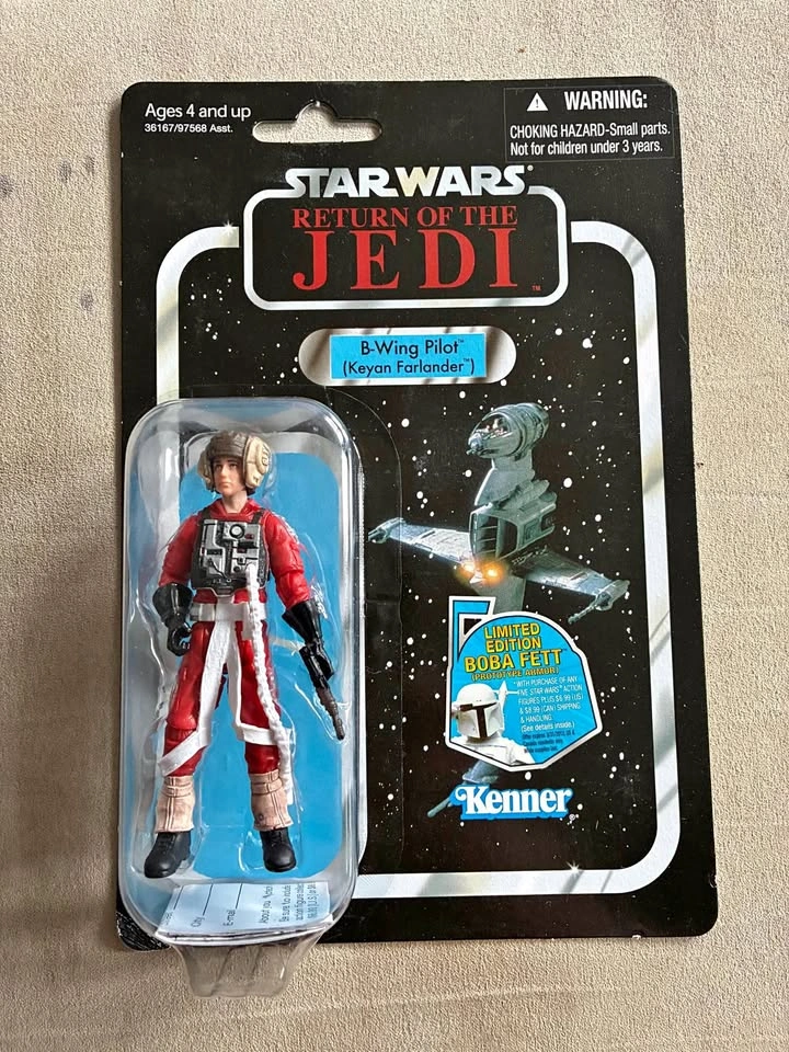 Star Wars Revenge Of The Jedi B-Wing Pilot (Keyan Farlander) VC6