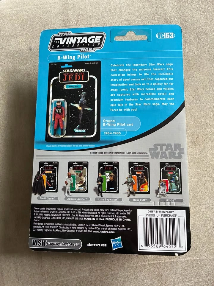 Star Wars Revenge Of The Jedi B-Wing Pilot (Keyan Farlander) VC6 - photo 2