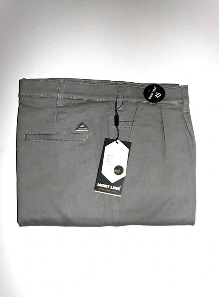 Men's Formal Dress Pants - Dusty Sage Grey - photo 3