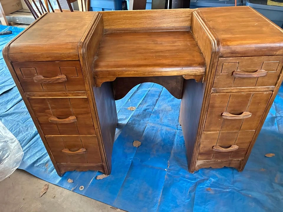 Antique Dresser/Vanity with Mirror