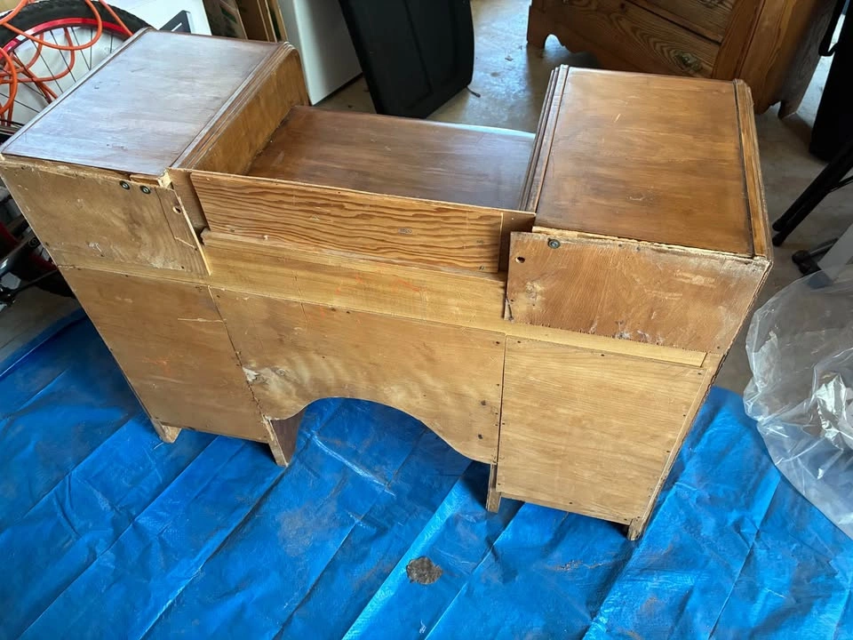 Antique Dresser/Vanity with Mirror - photo 2