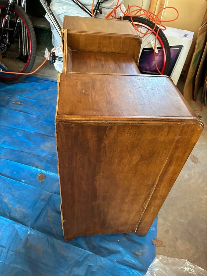 Antique Dresser/Vanity with Mirror - photo 3