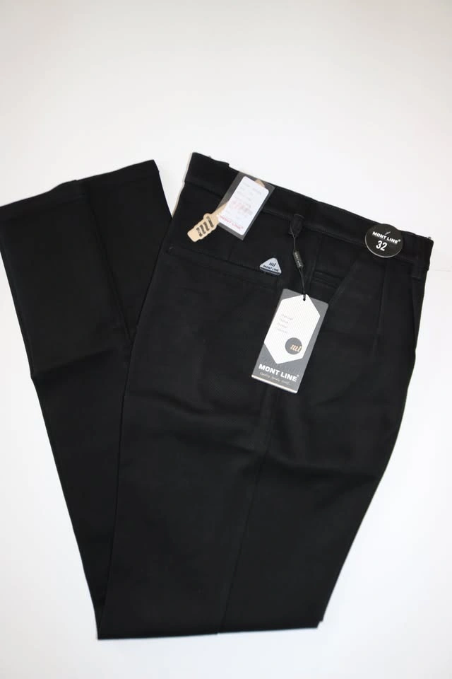Men's Formal Pants - Mont Line, Black - photo 2