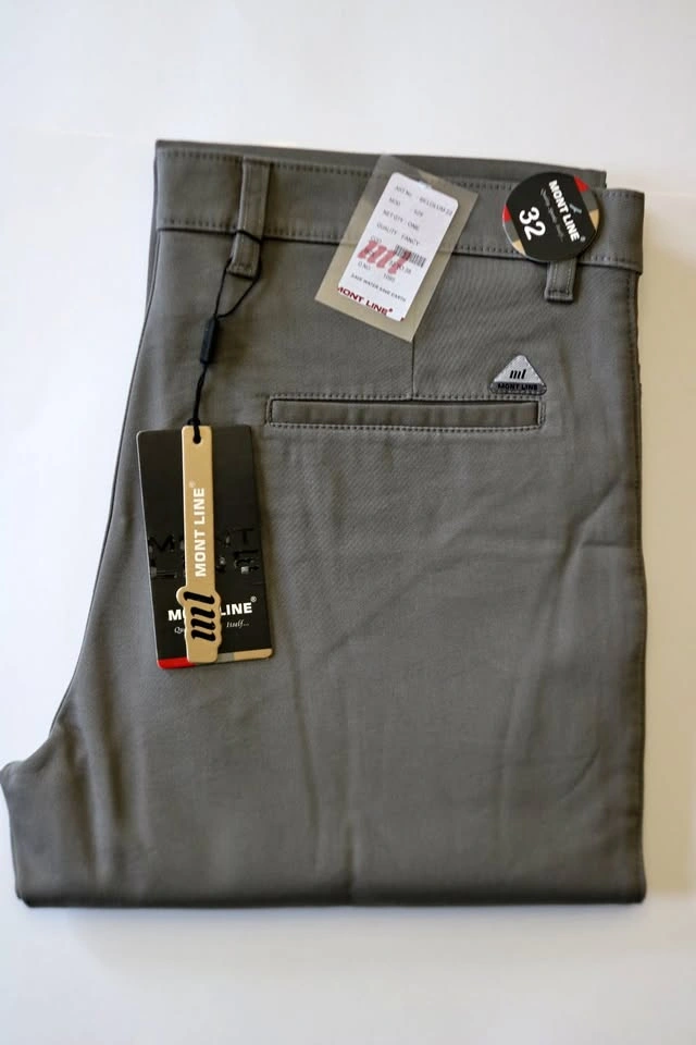 Men's Formal Pants - Mont Line Grey