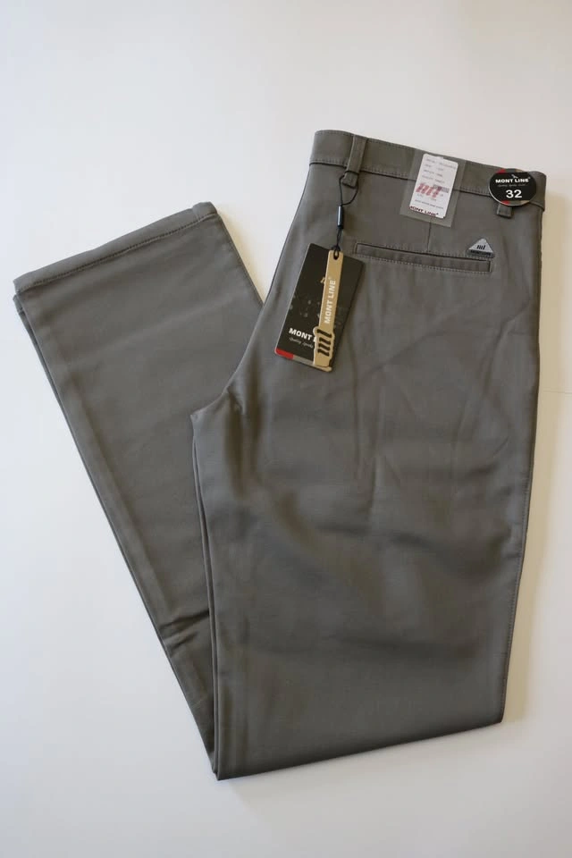 Men's Formal Pants - Mont Line Grey - photo 2