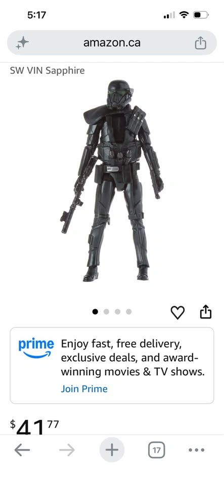 Star Wars Vintage Collection Death Trooper (Carbonized) - photo 3