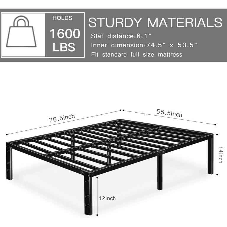 Full Size HAAGEEP Bed Frame + IKEA Mattress - photo 3