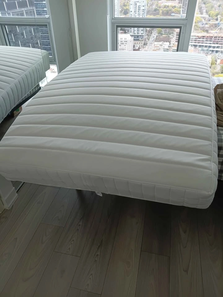 Full Size HAAGEEP Bed Frame + IKEA Mattress - photo 5