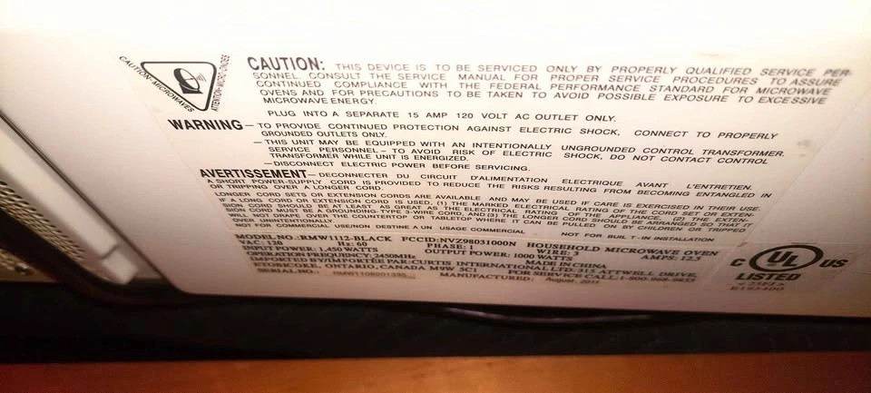 RCA 1.1 Cu. Ft. Countertop Microwave (1000W) - photo 3