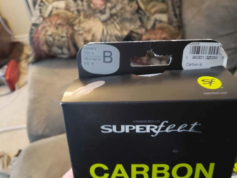 NEW Superfeet Carbon Insoles Size B - photo 2