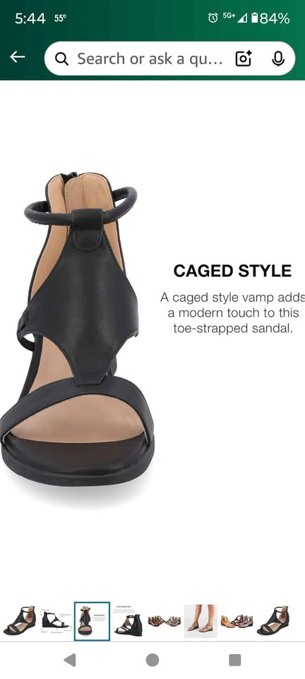 Size 11 Journey Sandals in Black - photo 2