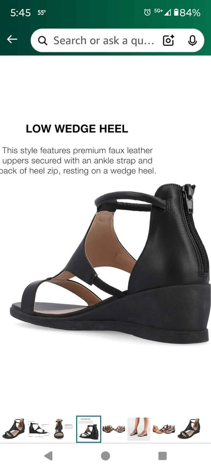Size 11 Journey Sandals in Black - photo 3