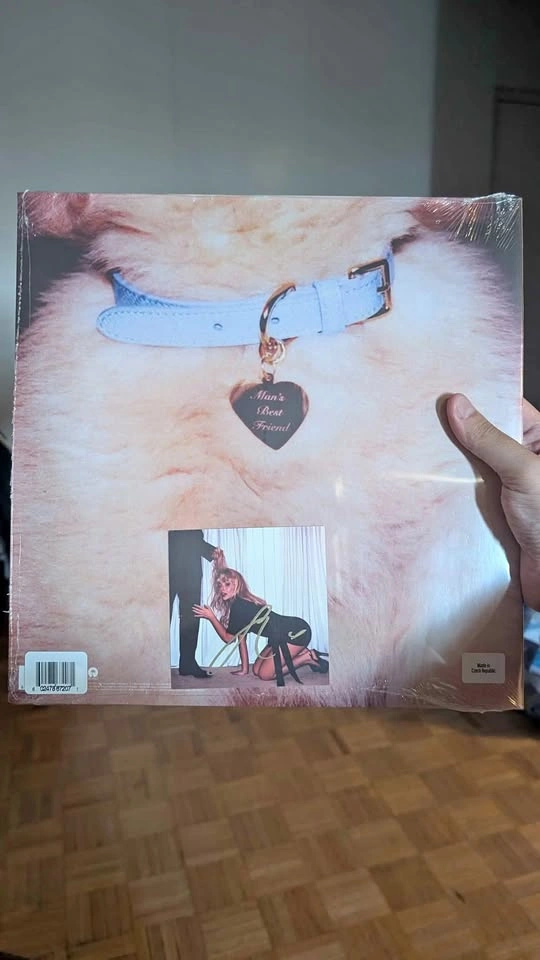 Sabrina Carpenter Man's Best Friend Signed Coverlet LP Vinyl