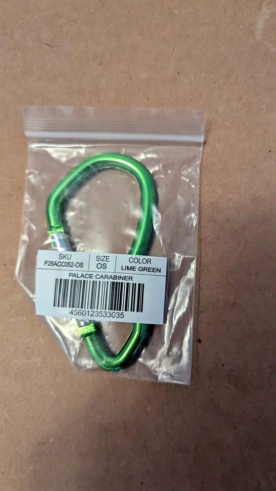 Authentic Palace P Carabiner SS2025 Sealed