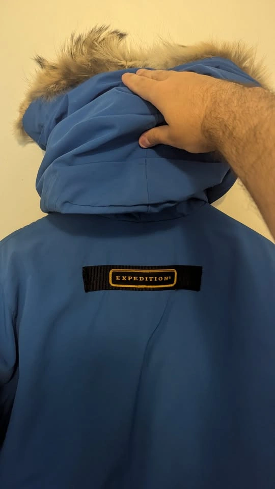 Women's Medium Canada Goose Expedition PBI Parka Blue Down Fill - photo 2