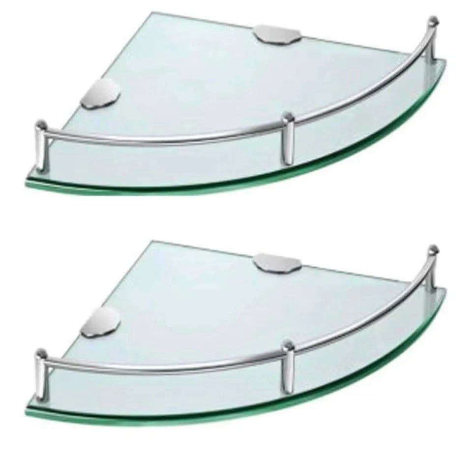 Glass Corner Shower Shelves 2pcs