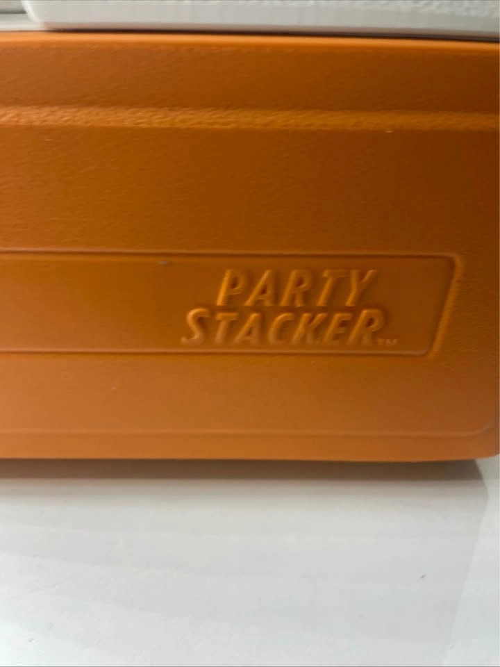 VTG Coleman Orange 24 Can Party Stacker Cooler Model 6225 - photo 3