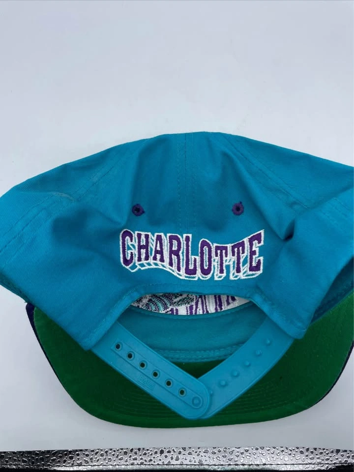 Vintage G Cap Wave Charlotte Hornets Snapback Hat NBA - photo 4