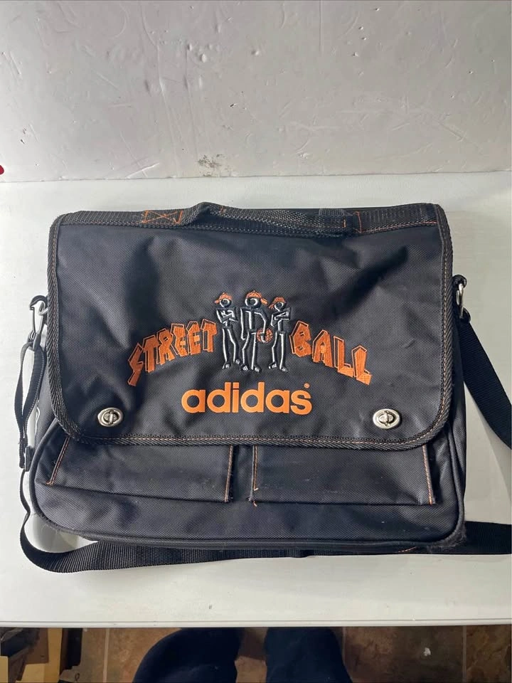 Vintage 90s Adidas Originals Streetball Messenger Bag