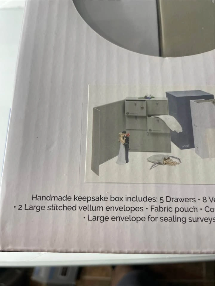 Savor Keepsake Storage Wedding Edition Box - photo 3