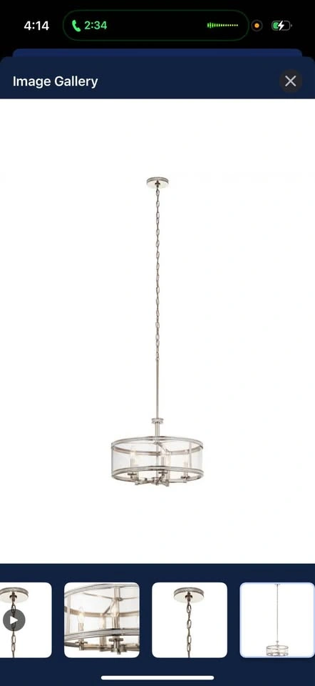 Kichler Angelica 5-Light Pendant - photo 4