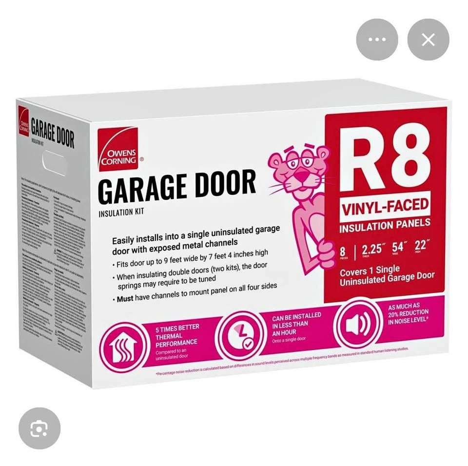 Owens Corning Garage Door Fiberglass Insulation Kit